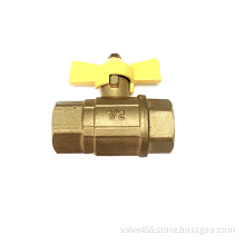 Brass Gas Ball Valve with Butterfly Handle/En331 Standard
